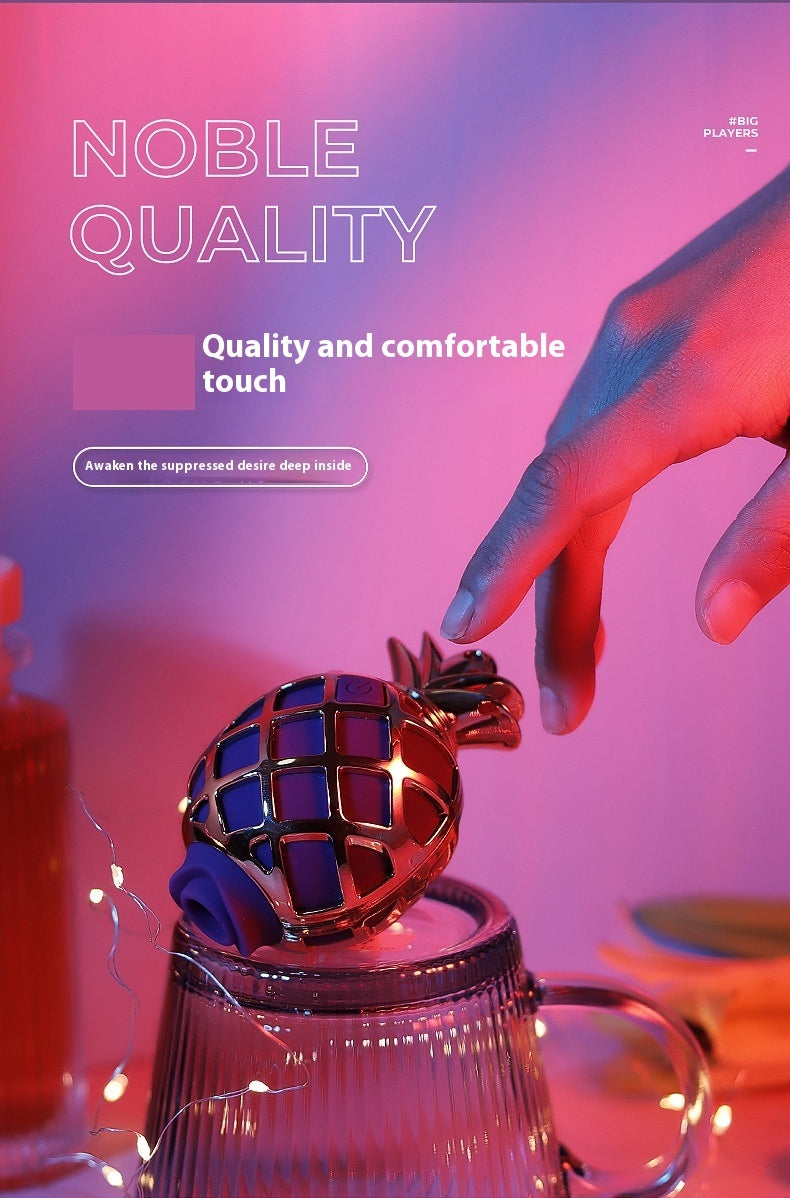 Black Pineapple Sucking Toy for Female